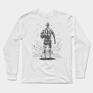 Soccer player in field Long Sleeve T-Shirt